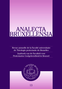 Tomson, Peter J.; Reijnen, Anne Marie (eds)
Europe Between Wars: Bonhoeffer, the Struggle for Peace, and the Cultural Heritage. A Salute to Jurjen Wiersma. Analecta Bruxellensia 13, 2008.